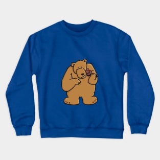 Bear plays Violin Crewneck Sweatshirt